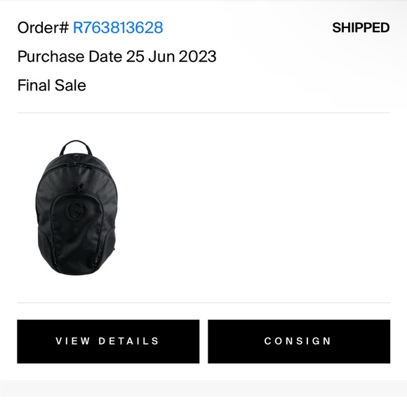 Authentic Gucci Black Leather Backpack - Picture 10 of 10